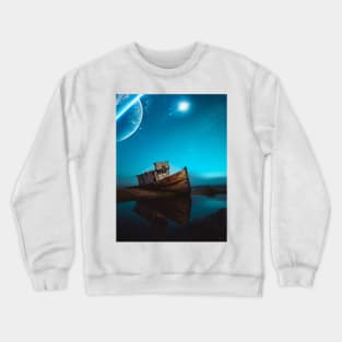 Wrecked Boat Crewneck Sweatshirt